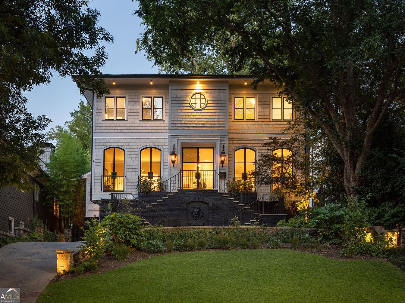 Classic 1920 Ansley Park Elegance in Atlanta, Georgia With Double Staircases, Four Juliet Balconies, and Winn Park Views