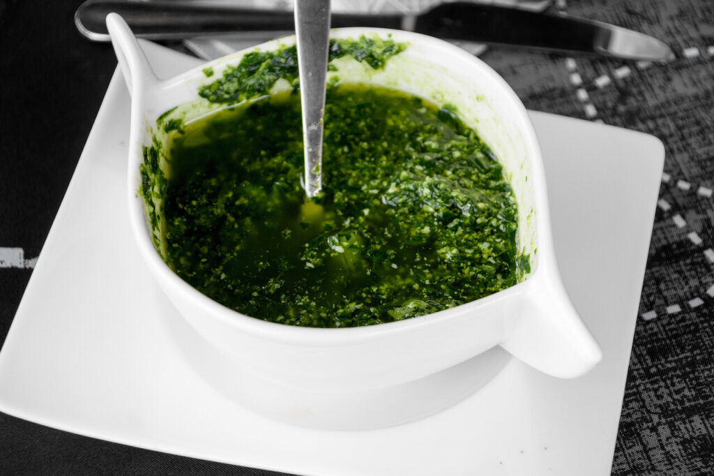Chimichurri Style Herb And Vinegar Marinade