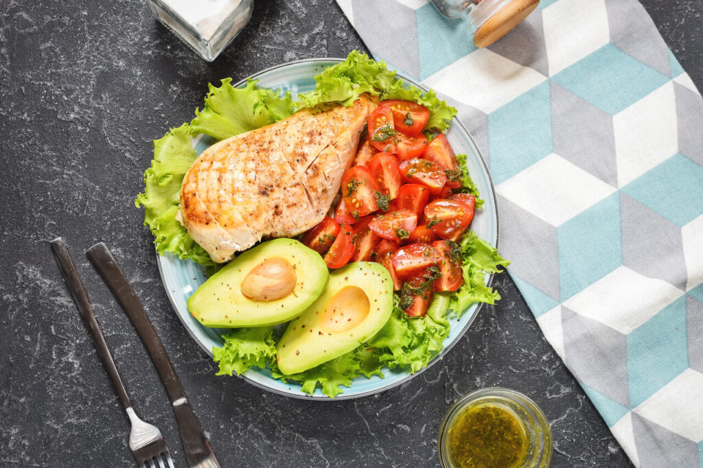 Chicken Avocado salad