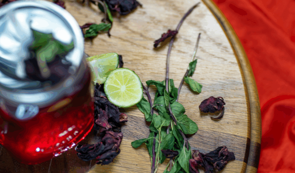 Iced Hibiscus Tea