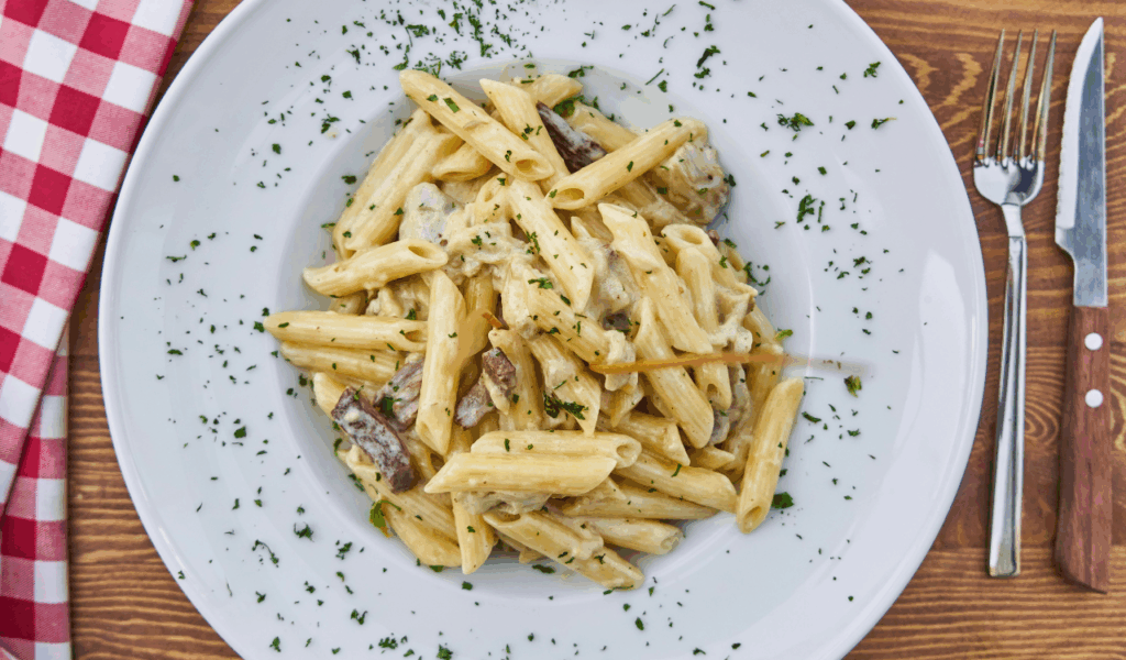 Tuscan White Bean Pasta