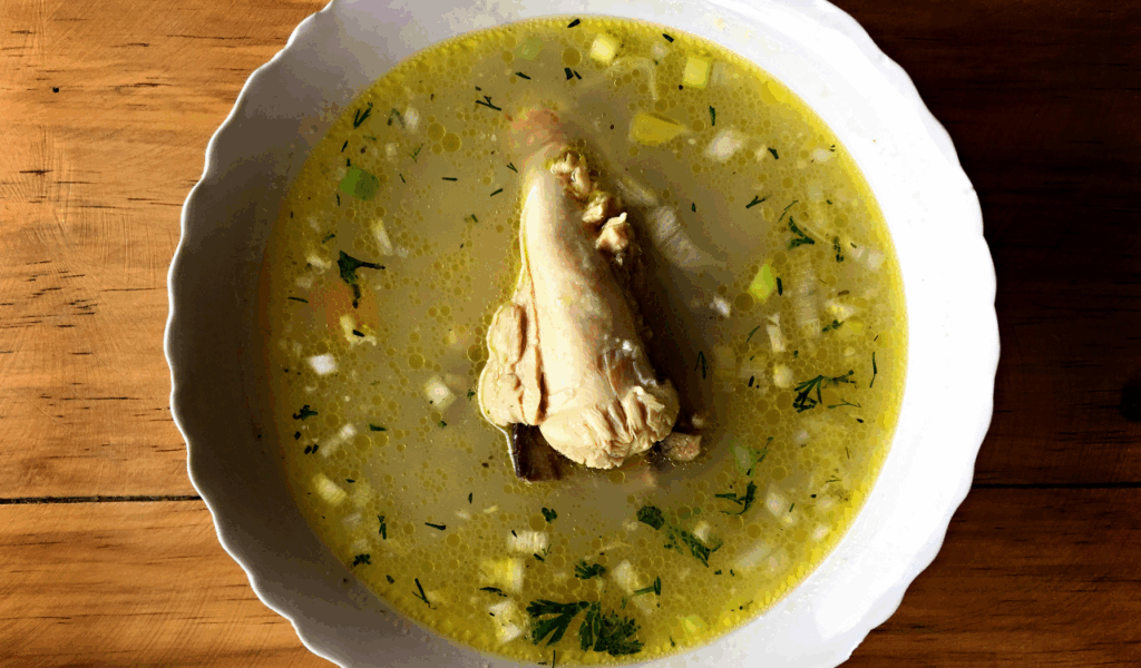 Classic Chicken & Veggie Broth Bowl