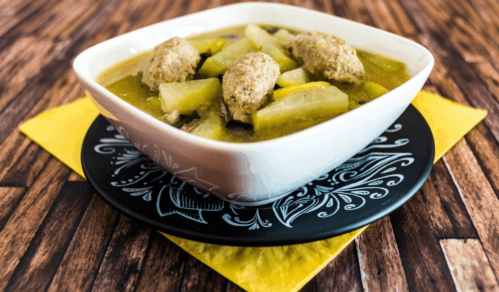 Turkey & White‑Wine Mushroom Stew