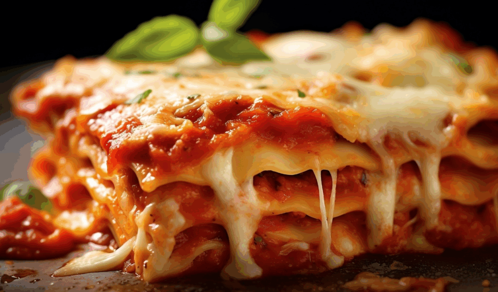 Baked Pasta with Tomato and Mozzarella