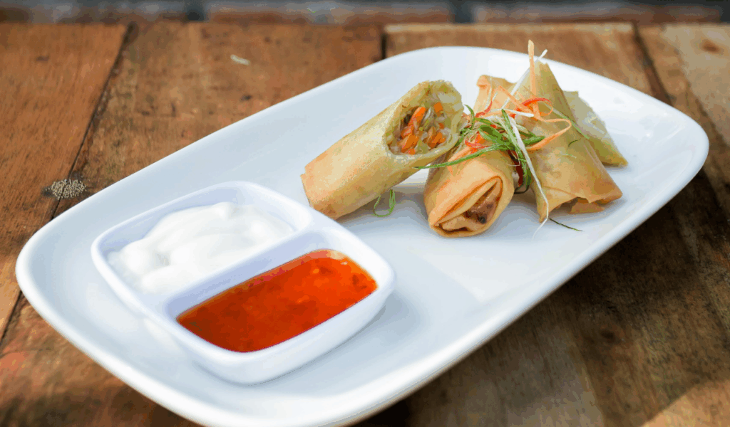 Air Fryer Vegetable Spring Rolls