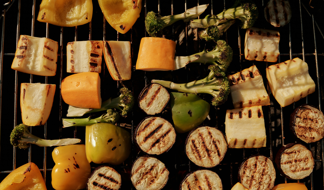 Lightly Seasoned Skewers with Vegetables