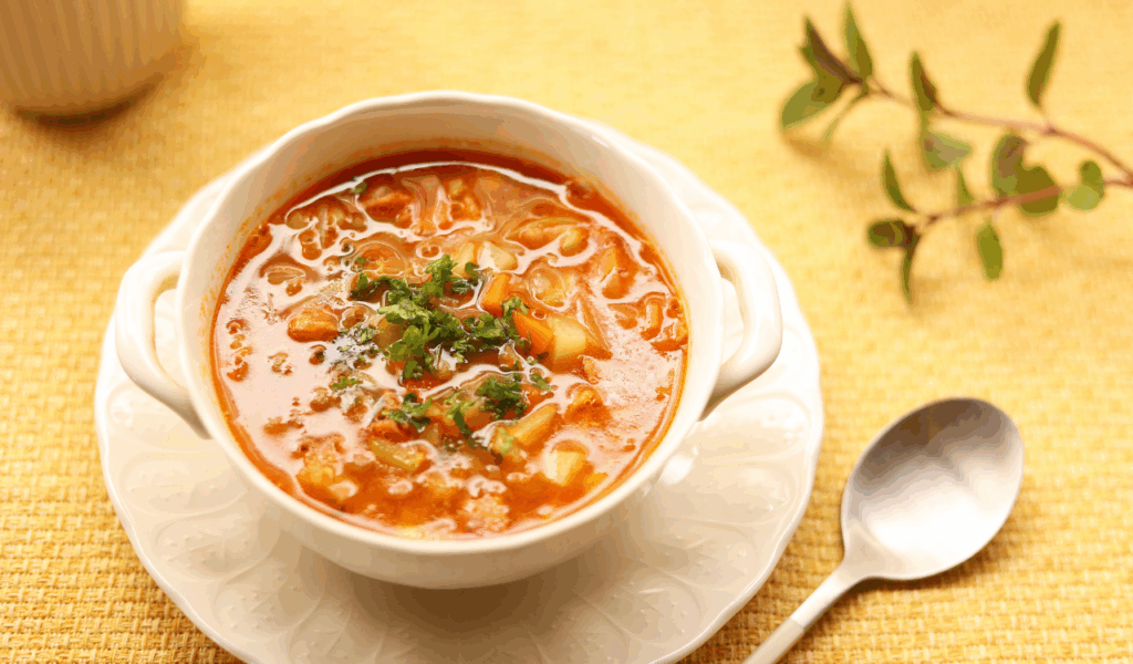 Lentil & Tomato Brothy Bowl
