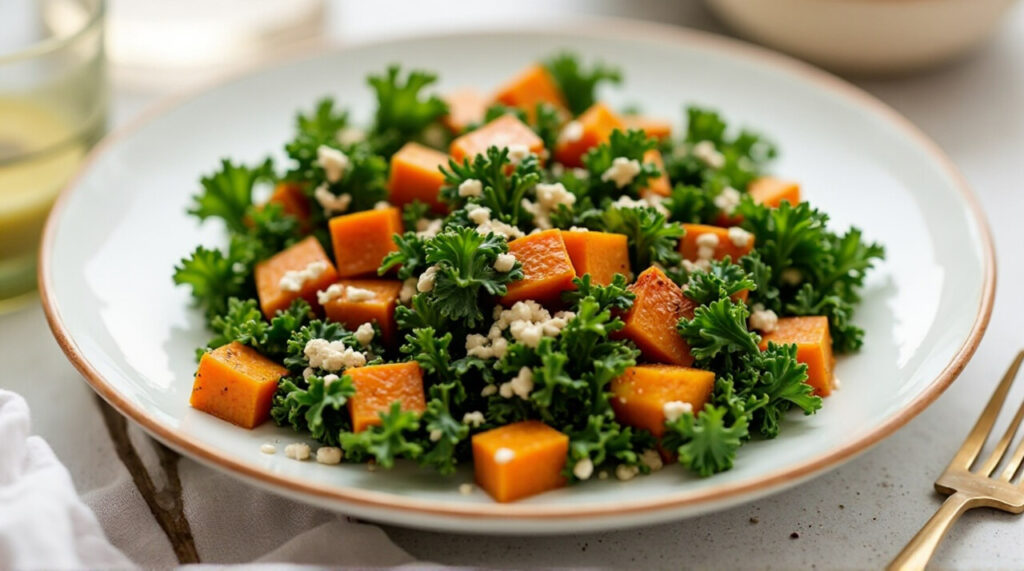 Kale Sweet Potato salad