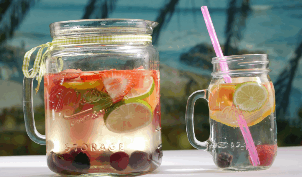 Berry Mint Infused Water