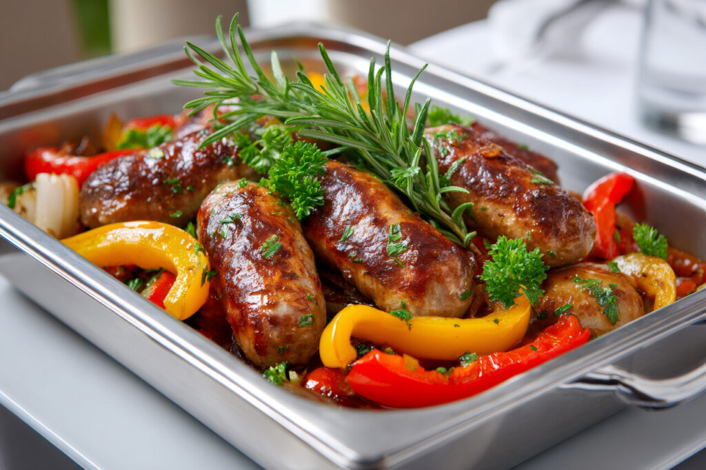 Sheet-Pan Sausage and Peppers for Easy Roasting