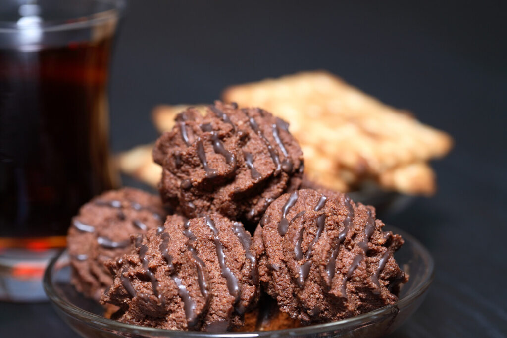 Chocolate Haystack Cookies