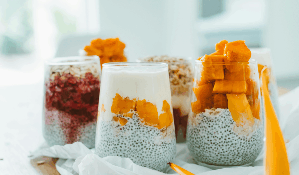 Coconut Mango Chia Pudding