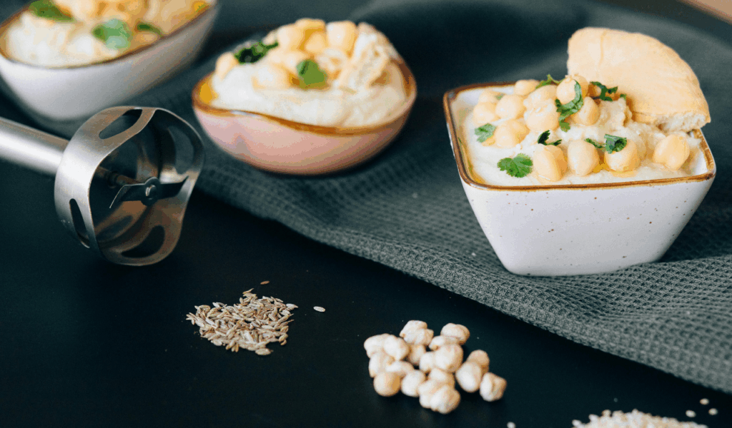 Chickpea & Hummus Mediterranean Bowl