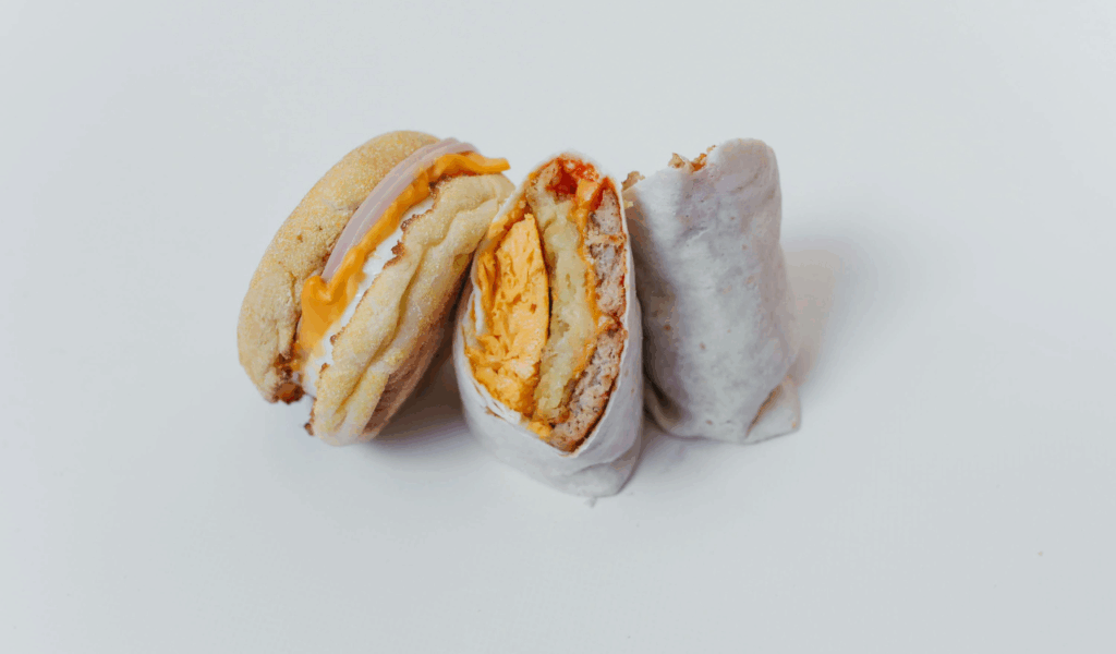 Egg and Spinach Breakfast Wrap