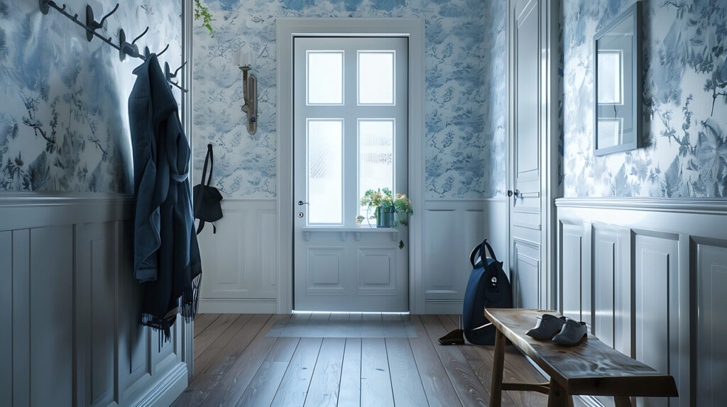 Use Bold Color Or Wallpaper To Set The Tone