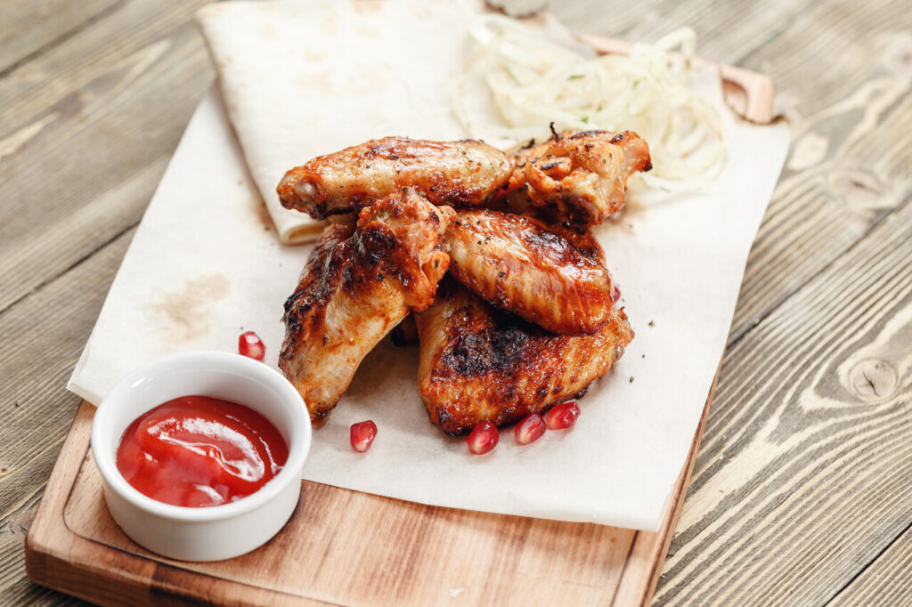 grilled chicken wings