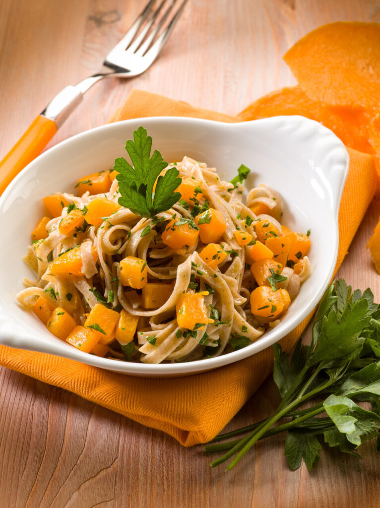 Butternut Squash and Sage Pasta with Walnuts
