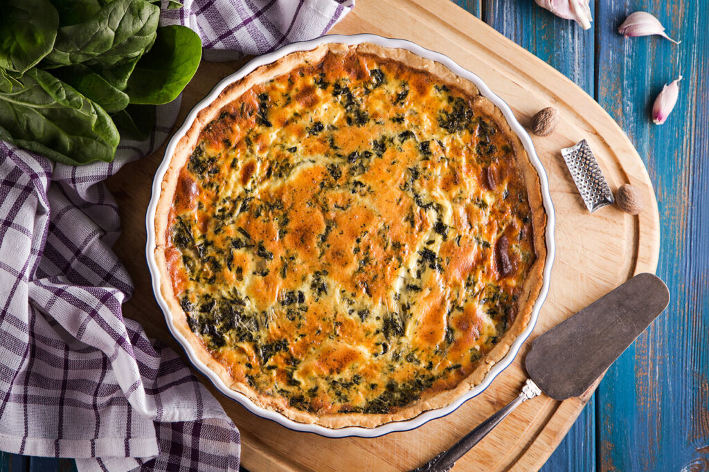 Ground beef and spinach casserole