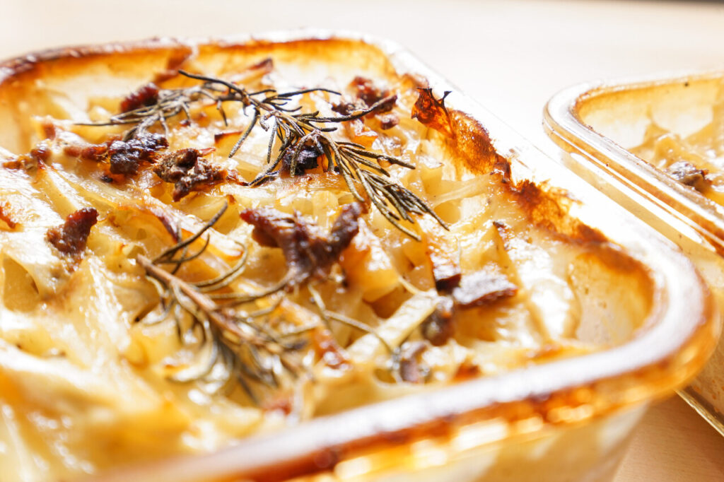 Smoky Lentil and Caramelized Onion Bake