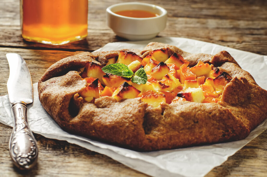 Butternut Squash and Walnut Galette
