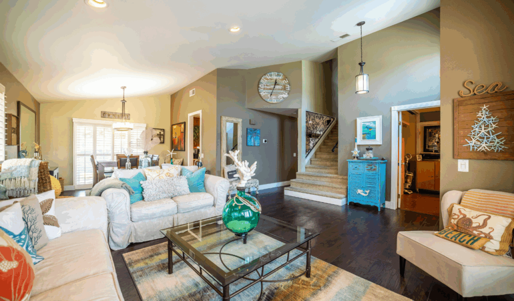 Charcoal with Warm Accents