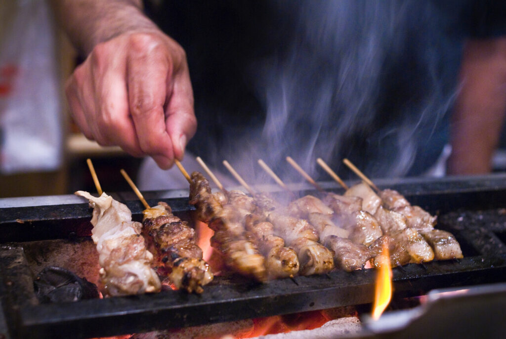 Lamb and Halloumi Skewers 