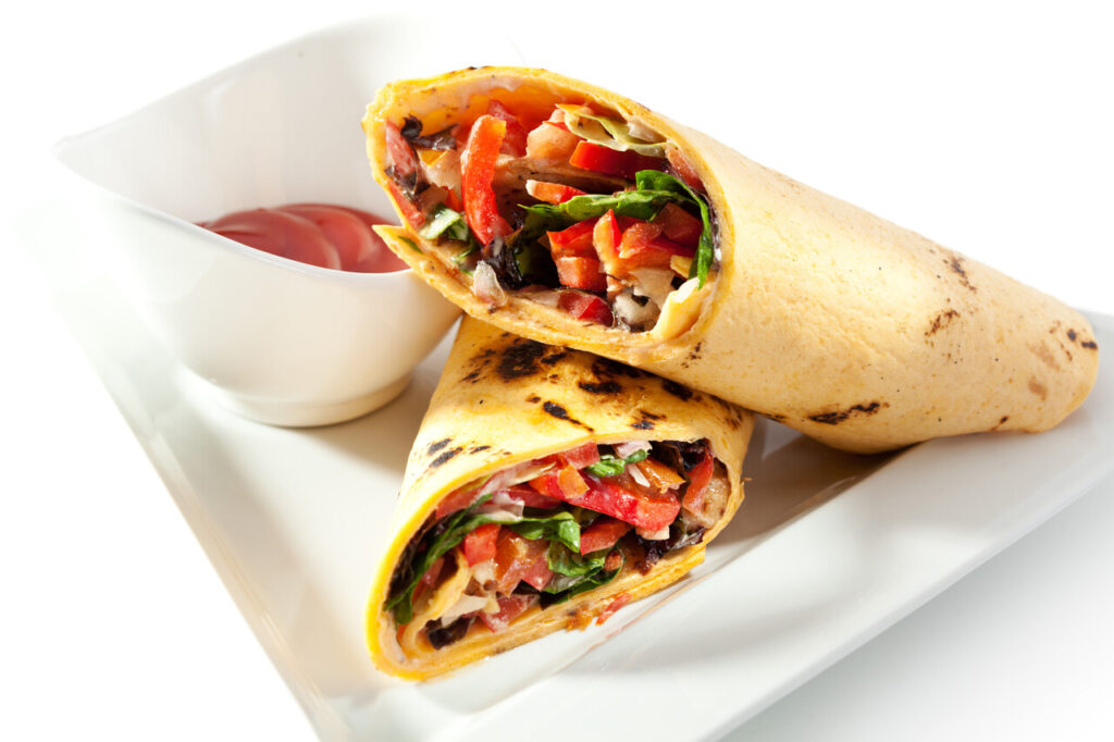 Veggie Hash Wrap
