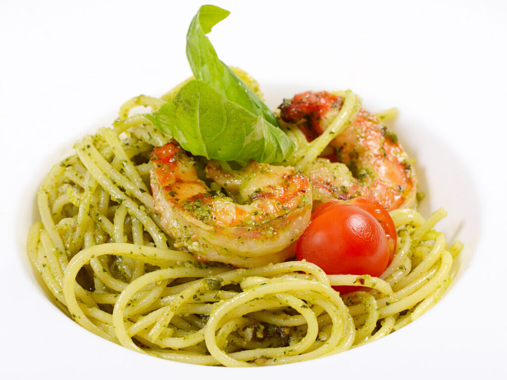 Pesto Shrimp Pasta