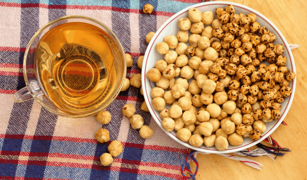Oven Baked Seasoned Chickpeas