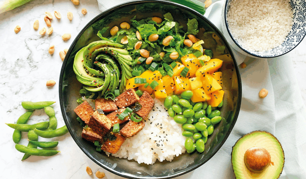 Thai Peanut Tofu Bowl
