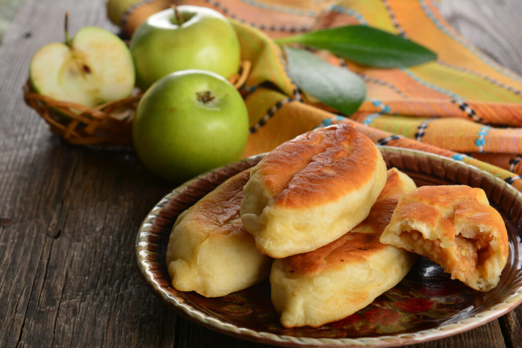 Apple Dumplings Baked in Buttery Syrup