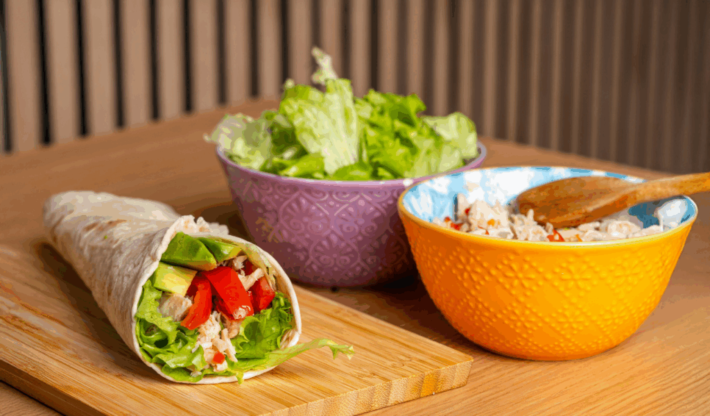 Convert Leftover Protein into Hearty Wraps