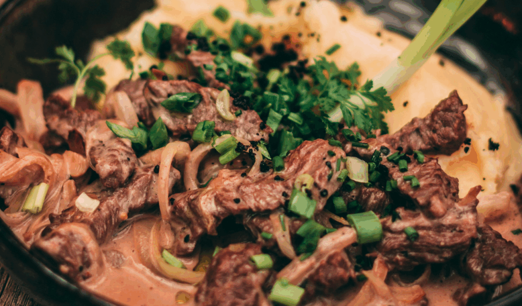 Beef Stroganoff