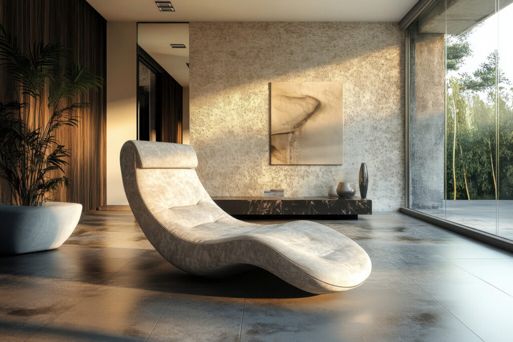Sculptural Lounge Chair