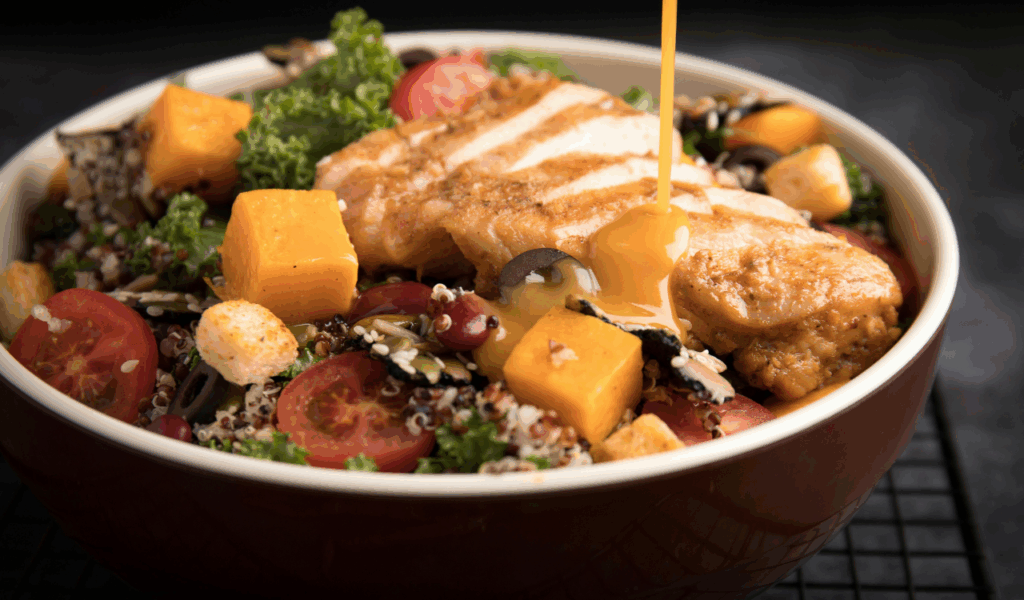 Grilled Chicken & Quinoa Super Bowl