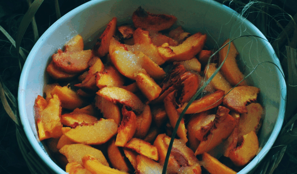 Fried Apples with Biscuits