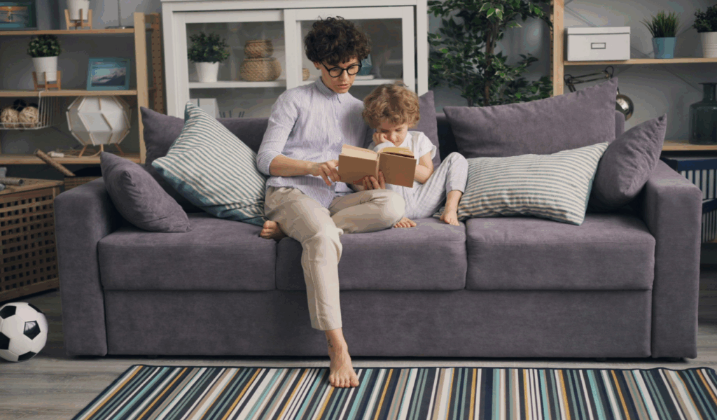 Striped Rugs That Stretch Space