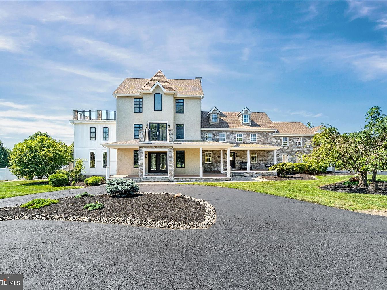 1900 Estate in Bear, Delaware With Four Levels, a Historic Farmhouse Legacy, In-Ground Heated Pool, and Three-Bay Garage