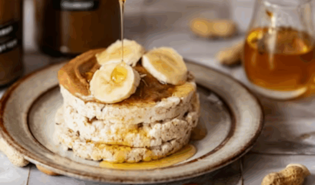 Rice Cakes with Nut Butter
