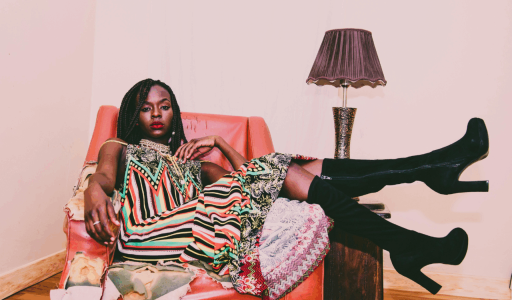 Overstuffed Patterned Armchairs