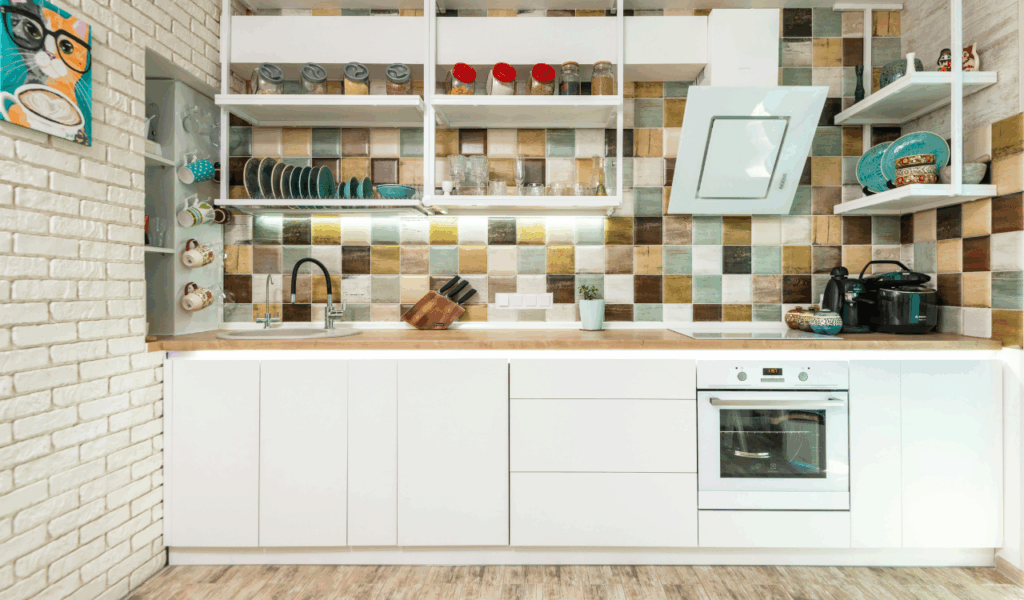 Multicolored Backsplashes