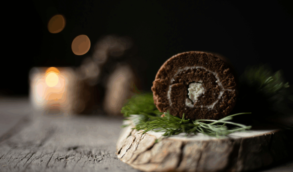 Store Bought Yule Log Cakes