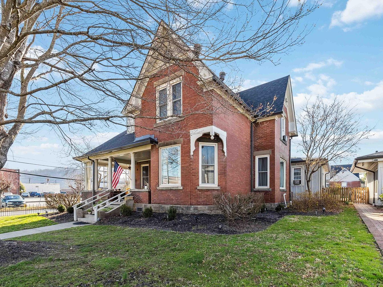 Unique 1911 Multi-Home Estate in Barbourville, Kentucky with Historic Lustron Metal Home, 15 Bedrooms, and Lush Gardens