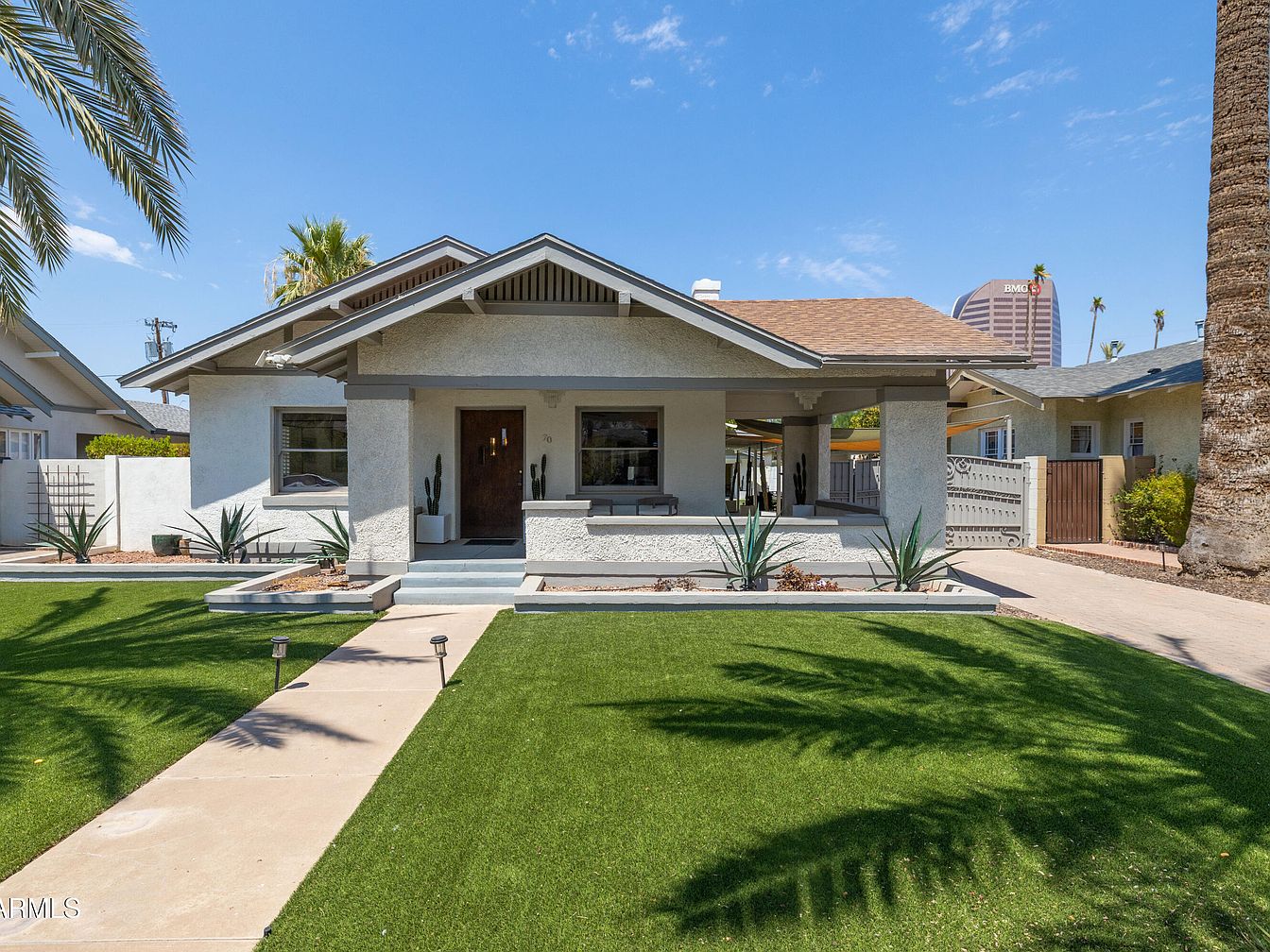 Charming 1920 Craftsman in Phoenix, Arizona, Nestled in the Roosevelt District, Wraparound Porch, and Approved Expansion Plans
