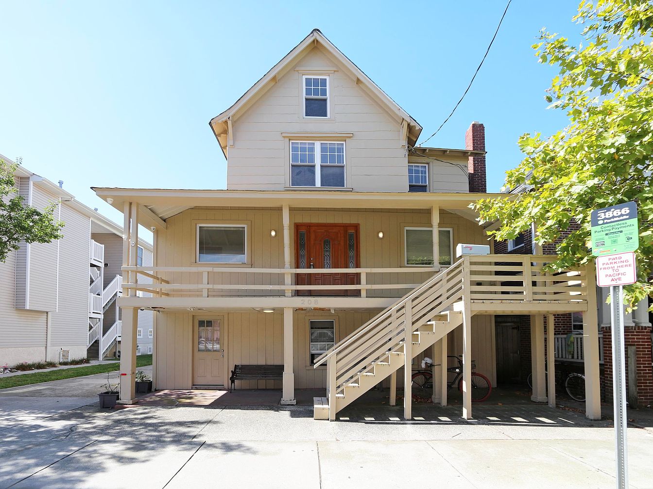 Handsome 1900 Multi-Unit Home in Wildwood, New Jersey Featuring Exquisite High-End Woodworking and Turnkey Rental Units