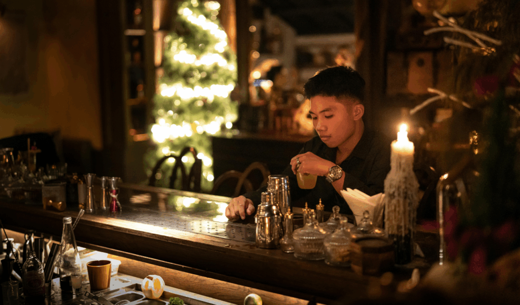 Glittery Holiday Drinks