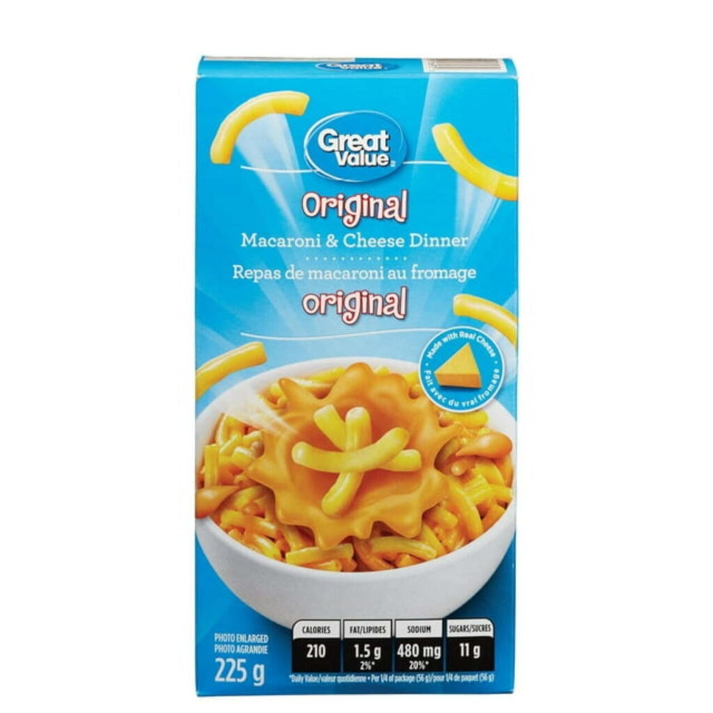 Great Value Macaroni & Cheese Dinner