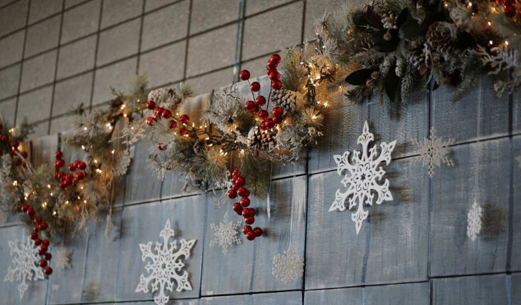Living Room-Wide Fairy Light Canopies