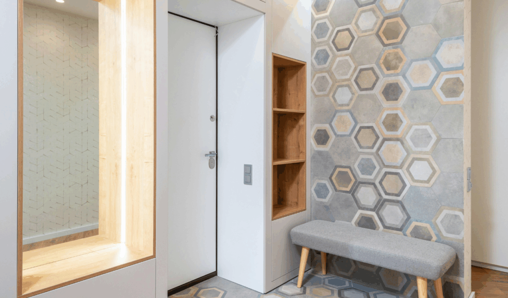 Open Wall Shelves Without Baskets or Bins