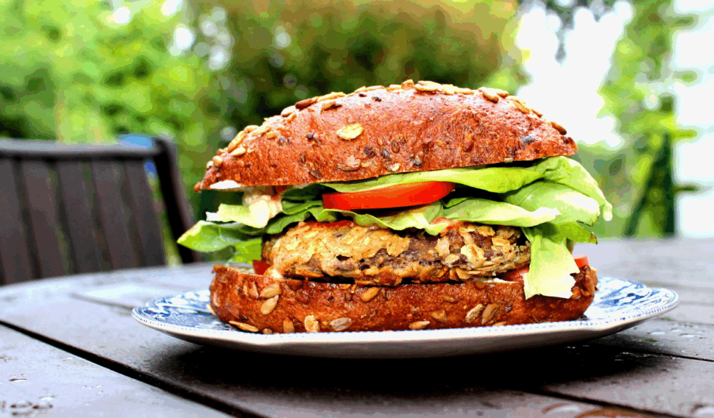 Beans transformed into smoky patties